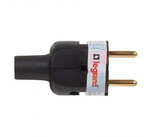 Вилка 2К 16А бел  050183  Legrand