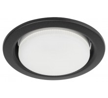 Светильник встраиваемый  под лампу GX53  KL35 SBK (к) Set 10 с термокольцом черный матовый комплект 10 шт.  Б0071343  ЭРА