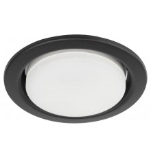 Светильник встраиваемый  под лампу GX53  KL35 SBK (к) Set 10 с термокольцом черный матовый комплект 10 шт.  Б0071343  ЭРА