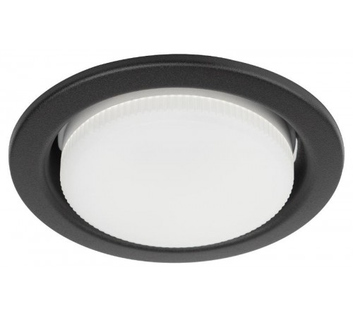 Светильник встраиваемый  под лампу GX53  KL35 SBK (к) Set 10 с термокольцом черный матовый комплект 10 шт.  Б0071343  ЭРА