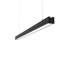 Светильник светодиодный ДСО Mercury Pro 21Вт 4000К аварийный IP54 RAL9005 опал компл провод 2м подвесы 2м 1507х65х65  V1-R0-90258-30A00-5402140  VAR