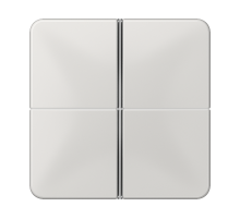 4-клавишная накладка для пульта КNX, светло-серая, для серии СD  CD404TSALG  Jung