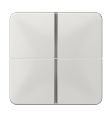 4-клавишная накладка для пульта КNX, светло-серая, для серии СD  CD404TSALG  Jung