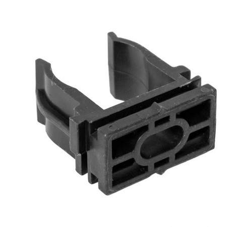 Крепеж-клипса для ручного монтажа d20 мм (10 шт) черная -Plast derj-z-20sb  EKF