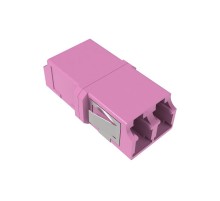 Адаптер LC/UPC-Duplex TOP, Senior/Senior, SC-footprint, OM4, пурпурный  RNFA54DLC  DKC