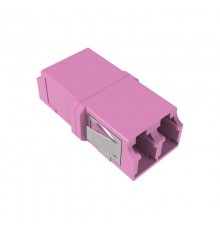 Адаптер LC/UPC-Duplex TOP, Senior/Senior, SC-footprint, OM4, пурпурный  RNFA54DLC  DKC