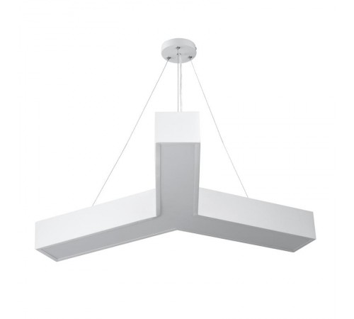 Светильник светодиодный Geometria Igrek SPO-141-W-40K-028 28Вт 4000К 1750Лм IP40 600*600*80 белый подвесной  Б0050566  ЭРА