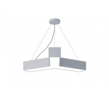 Светильник светодиодный Geometria Igrek SPO-141-W-40K-028 28Вт 4000К 1750Лм IP40 600*600*80 белый подвесной  Б0050566  ЭРА