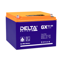 Аккумуляторная батарея Solar серии GX 12-24  12В/24Ач  GX 12-24   DELTA