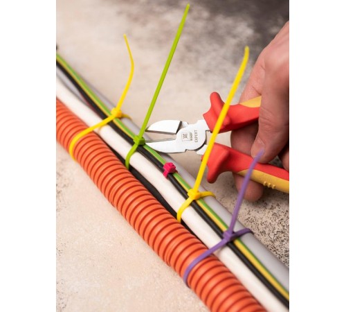 Набор хомутов цветных "Осень" (300 шт.): 3,6х200 FlexLock PROxima  plc-fl-set-au  EKF