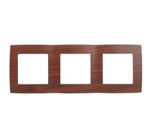 Рамка на 3 поста 12-5003-08  ,  вишня  Б0014768  ЭРА