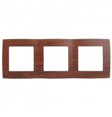 Рамка на 3 поста 12-5003-08  ,  вишня  Б0014768  ЭРА