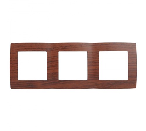 Рамка на 3 поста 12-5003-08  ,  вишня  Б0014768  ЭРА