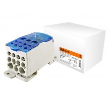 Блок распределительный на DIN-рейку РБ-500 1П 500А (плоские шины от 3х15 до 8х24/2x35+5x16+4x10)  SQ0823-0006  TDM