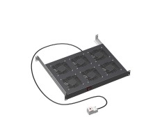 Вентиляторный модуль 19", 6 вент. с термостатом RAL 9005  R519VSIT6FTB  DKC