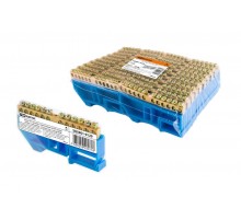 Шина "N" нулевая с изолятором на DIN-рейку 6x9мм стойка бол. 12 групп инд. стикер  SQ0801-0129  TDM