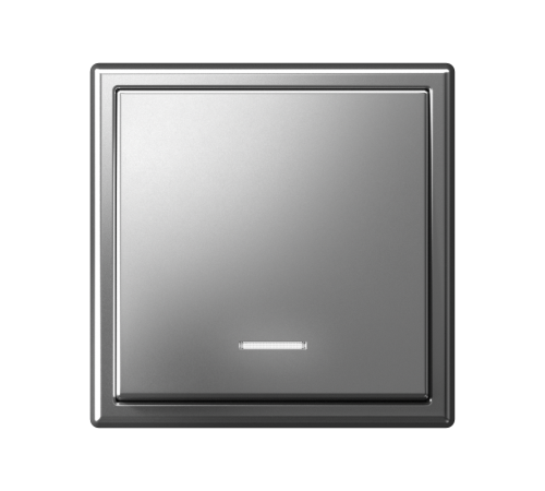 ArtGallery Сталь Выключатель 1-клавишный с подсветкой, сх.1а, 10АХ, механизм  GAL000913  SE