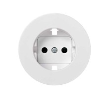 Simon 88 Накладка с защитными шторками на розетку двухполюсную c заземляющим контактом, винтовое соединение,  88041-60  Simon