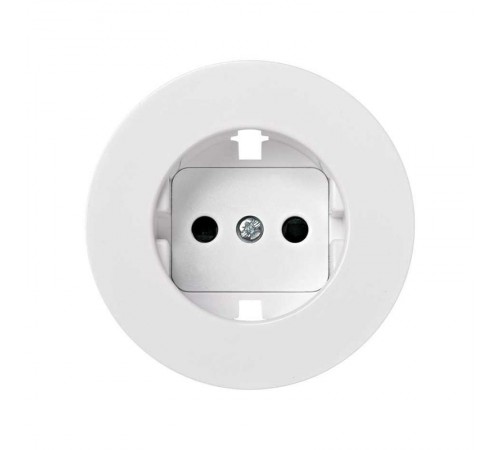 Simon 88 Накладка с защитными шторками на розетку двухполюсную c заземляющим контактом, винтовое соединение,  88041-60  Simon