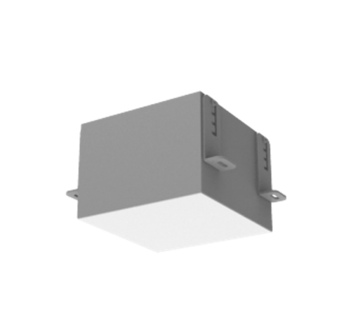 Светильник светодиодный DL-Grill Грильято 150х150 мм встр. 15Вт 4000 К 136х136х75 мм IP40 RAL7045 серый муар  V1-R0-70809-10000-4001540  VARTON