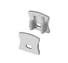 Заглушка ALU-SLIM-H15 с отверстием  019449  Arlight