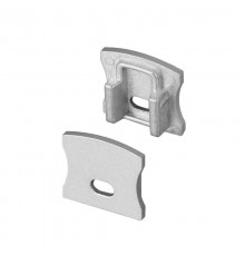 Заглушка ALU-SLIM-H15 с отверстием  019449  Arlight