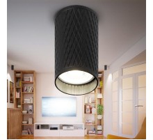 Светильник настенно-потолочный спот OL44 BK MR16 GU10 IP20 черный  Б0058496  ЭРА