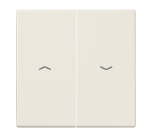 Двойная клавиша с символами "стрелки"для балансирных механизмов выключателей (кнопок), в комплекте с CD95HP (крепежный элемент), возможно IP44; дюропл