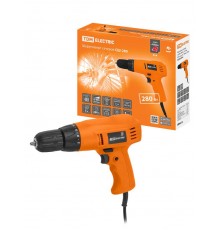 Шуруповерт сетевой СШ-280, 280 Вт, 12.5 Нм, БЗП, шнур 3 м, "Рубин"   SQ1030-0104  TDM