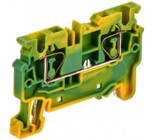 ARMAFIX Клемма пруж. CX4 PE 4мм2 проходная зазем.  AF-CT41-00-K52-004  IEK