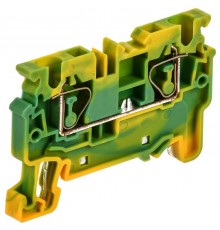ARMAFIX Клемма пруж. CX4 PE 4мм2 проходная зазем.  AF-CT41-00-K52-004  IEK