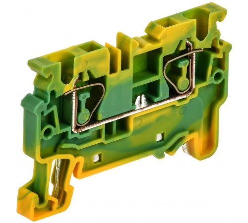 ARMAFIX Клемма пруж. CX4 PE 4мм2 проходная зазем.  AF-CT41-00-K52-004  IEK