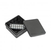 Коробка распределительная двухкомпонентная (HF) в комплекте с 6-кл. зажимами, сечение до 2,5 мм, 100х100х40 черная IP66 PR80.0171  Промрукав