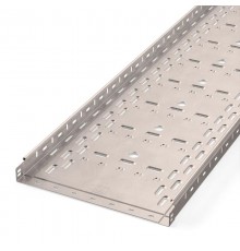 Лоток перфорированный Стандарт INOX (AISI 409) 400х50х3000 (1,0 мм) (6 м/уп)  PR16.2423  Промрукав