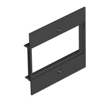 Крышка для напольного бокса Telitank на 2 Modul45 94.5x88 мм (полиамид,черный) (T12L P16S 9011)  7408156  OBO Bettermann