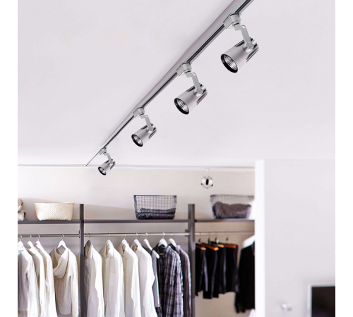 Светильник светодиодный трековый однофазный PTR 0140-2 40w 4000K 24° GR (серый) IP40  .5023765  Jazzway