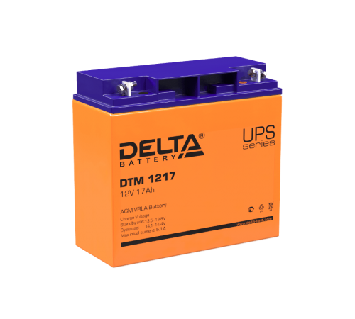 Акумуляторная батарея UPS серии DTM 1217  12В/17Ач  DTM 1217  DELTA