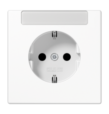 SCHUKO®-розетка 16 A / 250 B ~с дополнительной защитой и полем для надписи LS1520INAWW Jung