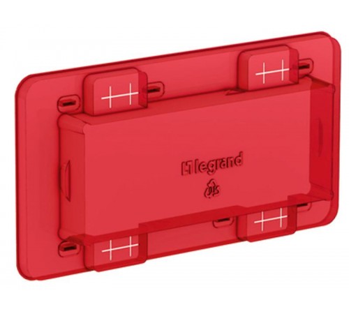 Суппорт Mosaic 2 мест 4/5 мод.  монтаж на винтах  080252  Legrand