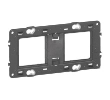 Суппорт Mosaic 2 мест 4/5 мод.  монтаж на винтах  080252  Legrand