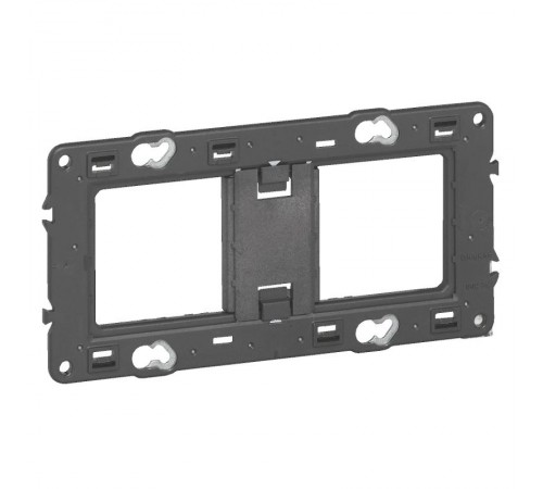 Суппорт Mosaic 2 мест 4/5 мод.  монтаж на винтах  080252  Legrand