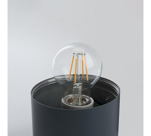 Светильник архитектурный настенный DH0802 230V без лампы 2*E27, 320*175*108 серый  06299  Feron