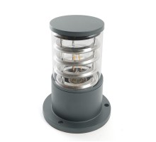 Светильник садово-парковый, 230V E27, DH0800, серый (столб)  41916  FERON