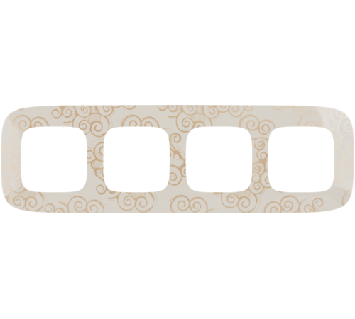 Valena ALLURE Нарцисс золото Рамка 4-ая  754354  Legrand