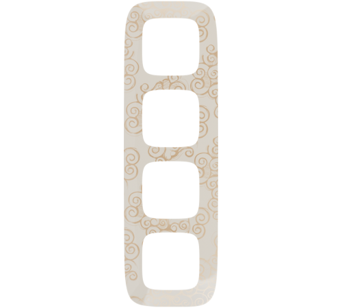 Valena ALLURE Нарцисс золото Рамка 4-ая  754354  Legrand