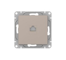 Механизм розетки RJ11, кремовый Эпика  UP1-SOI-RJ11 EKF