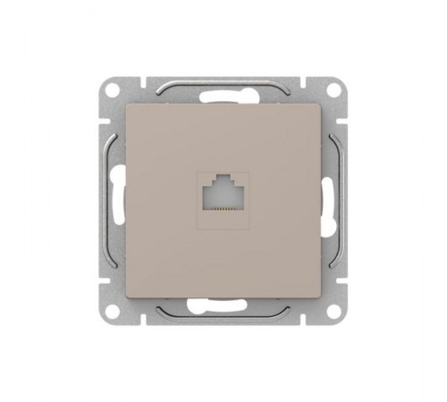 Механизм розетки RJ11, кремовый Эпика  UP1-SOI-RJ11 EKF