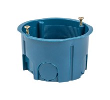 Коробка установочная КМТ-010-033 для твердых стен (71х45) с саморезами IP20 розничный стикер PROxima  plc-kmt-010-033-r  EKF