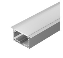 Профиль с экраном SL-LINIA62-F-2500 ANOD+OPAL  020470  Arlight