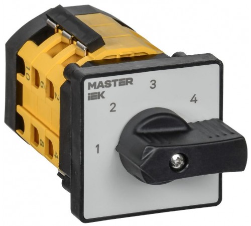 Переключатель кулачковый стандартная рукоятка 10А схема 84  MI-CS10-010-084  IEK